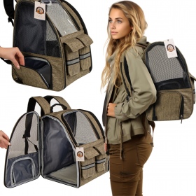 Furrever Friends Cattic Khaki Backpack Carrier